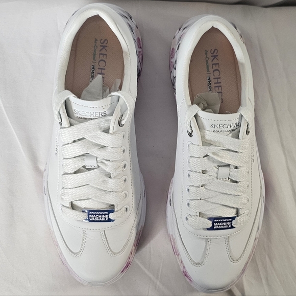 Skechers Cordova Classic Court Painted Floral Sneaker Women's Sz 10 - Picture 3 of 10
